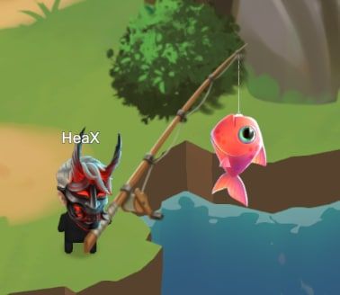 Heax is already fishing with a Moonrod in the Metaverse